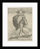 Officer marching to the left by Hendrick Goltzius