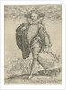 Officer marching to the left by Hendrick Goltzius