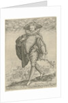 Officer marching to the left by Hendrick Goltzius
