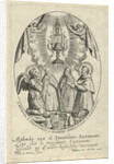 Archangel Michael and saints under a monstrance by Helena van Mechelen