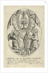 Archangel Michael and saints under a monstrance by Helena van Mechelen