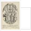 Archangel Michael and saints under a monstrance by Helena van Mechelen