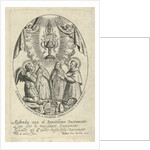 Archangel Michael and saints under a monstrance by Helena van Mechelen