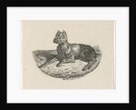 Reclining dog by Anthonie Willem Hendrik Nolthenius de Man