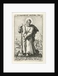 Apostle Jacobus minor by Crispijn van de Passe I