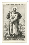 Apostle Jacobus minor by Crispijn van de Passe I