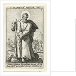 Apostle Jacobus minor by Crispijn van de Passe I