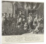 Tableau vivant with the alliance between King Adolf of Nassau and the English King Edward I in 1294 by Anonymous