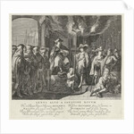 Tableau vivant with the alliance between King Adolf of Nassau and the English King Edward I in 1294 by Anonymous