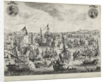 Battle of the port of Focchies in 1649 by Pieter Nolpe