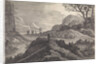 Burros on a road by Pieter Nolpe