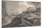 Burros on a road by Pieter Nolpe