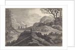 Burros on a road by Pieter Nolpe