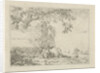 Lying calf for a ruin by Anonymous