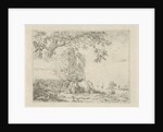 Lying calf for a ruin by Anonymous