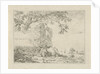 Lying calf for a ruin by Anonymous