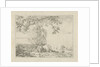 Lying calf for a ruin by Anonymous