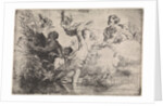 Pan haunts a nymph by Jürgen Ovens