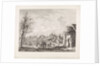 View Rapenburg Leiden after the gunpowder disaster of January 12 by Leendert Overbeek
