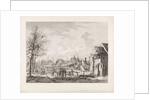 View Rapenburg Leiden after the gunpowder disaster of January 12 by Leendert Overbeek