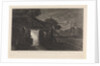 Night Piece with two figures in a hut by Pieter Franciscus Martenasie