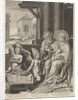 The Holy Family and two angels by Pisani