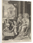 The Holy Family and two angels by Pisani