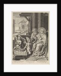 The Holy Family and two angels by Pisani