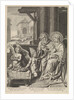The Holy Family and two angels by Pisani
