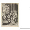 The Holy Family and two angels by Pisani
