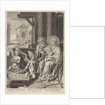 The Holy Family and two angels by Pisani