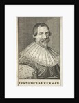 Portrait of the writer Franciscus Heerman by Jonas Suyderhoef