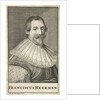 Portrait of the writer Franciscus Heerman by Jonas Suyderhoef