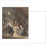 Newspaper Reader in interior by Adriaen van Ostade