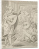 Lute playing lord and lady by Bernhard Schreuder