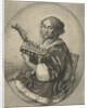 Lady with Guitar by Cornelis Brouwer