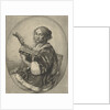 Lady with Guitar by Cornelis Brouwer