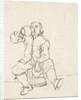Drinking man by Cornelis Ploos van Amstel