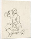Drinking man by Cornelis Ploos van Amstel