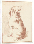 Sitting dog by Aert Schouman