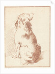 Sitting dog by Aert Schouman