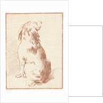 Sitting dog by Aert Schouman