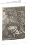 Mercury lulls Argus to sleep by Matheus Moysesz. van Wtenbrouck
