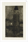 Montelbaanstoren at night by Willem Witsen