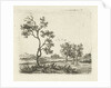 River landscape with trees by Ernst Willem Jan Bagelaar