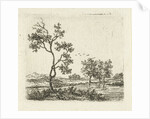 River landscape with trees by Ernst Willem Jan Bagelaar