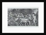 Fries with the triumph of Love by Rafaël