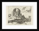 Nymphaeum in Rome Italy by Willem van Nieulandt II