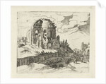 Nymphaeum in Rome Italy by Willem van Nieulandt II