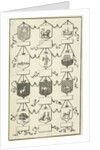 Weapons of the twelve tribes of Israel by Jan Luyken